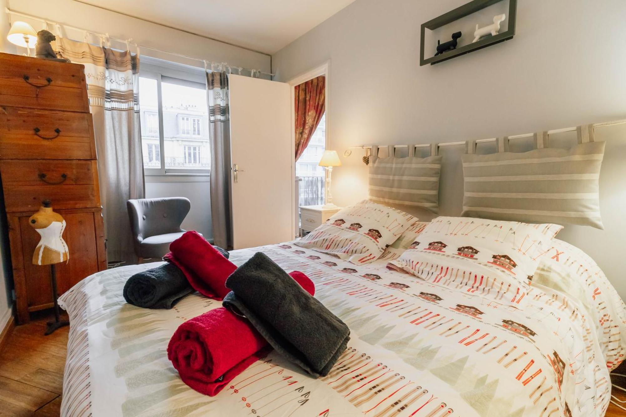 Le Retro-chic - T2 Raffinee - Balcon & Metro M12 Parigi