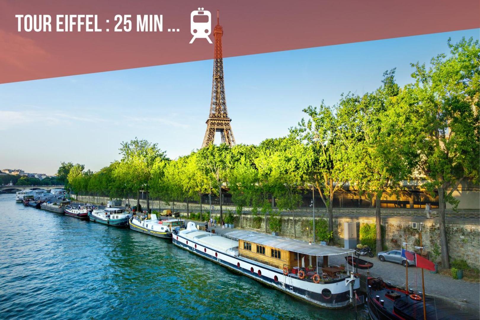 Le Retro-chic - T2 Raffinee - Balcon & Metro M12 *